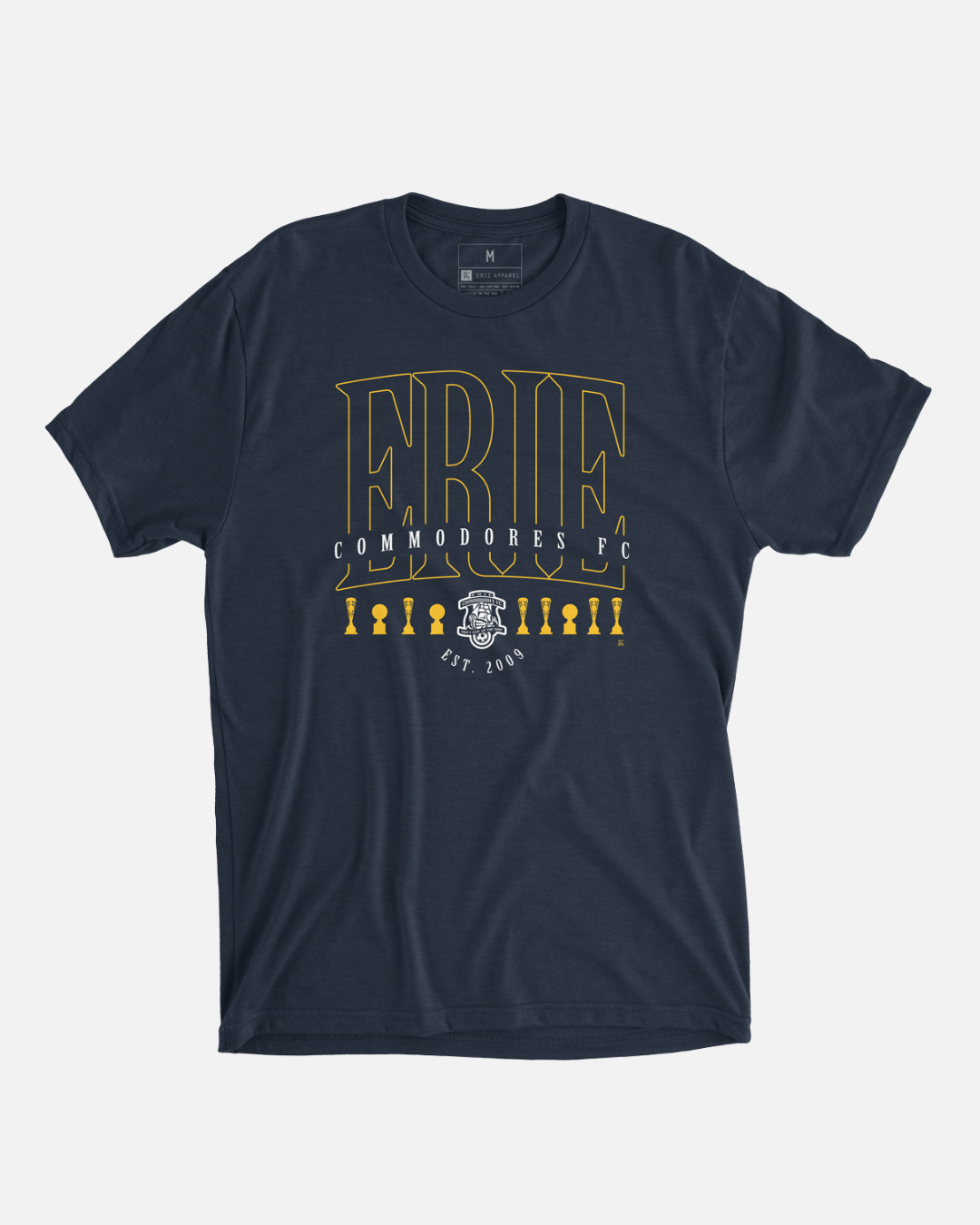 Erie Commodores Trophies Tee [ Adult ]