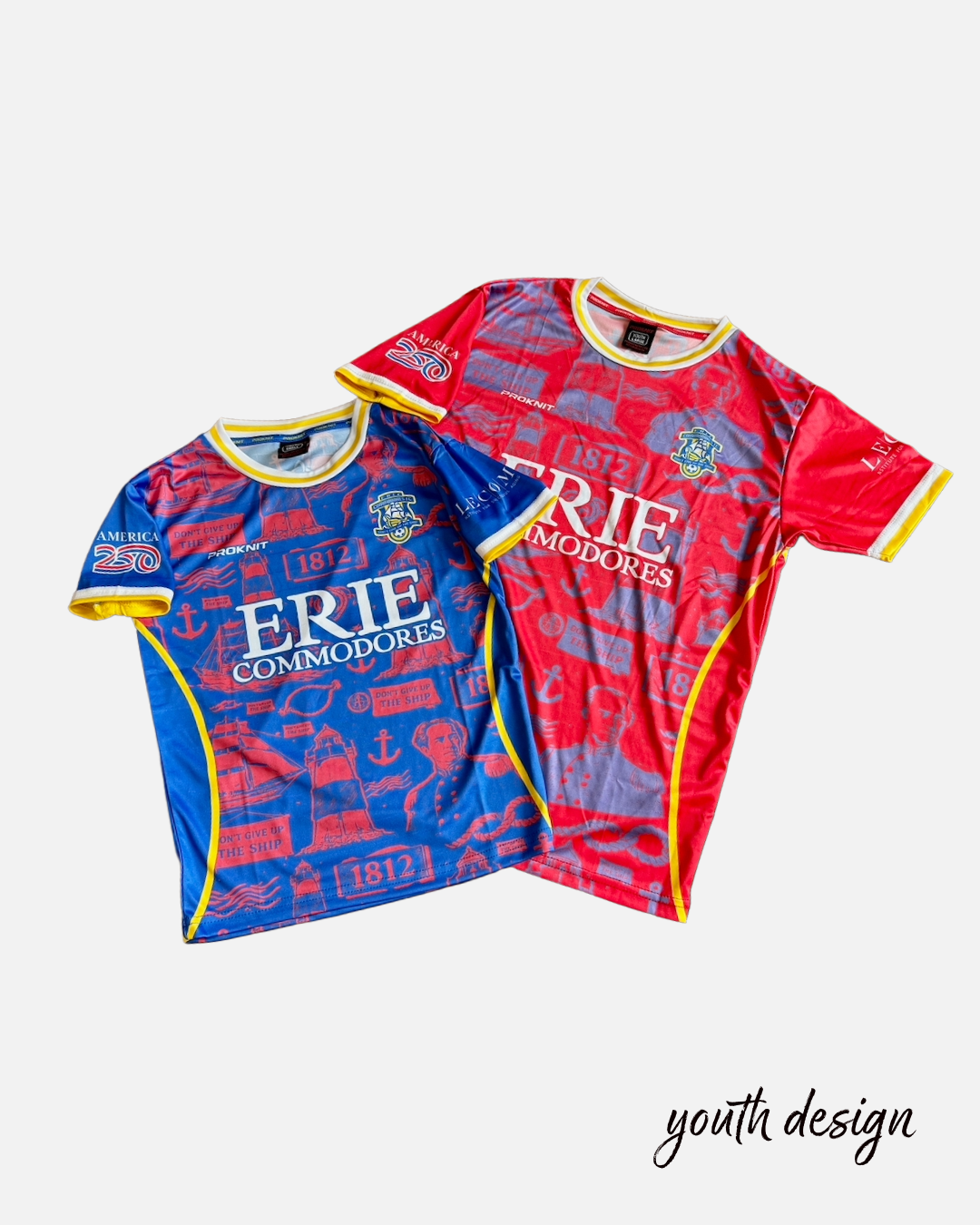 Erie Commodores FC Maritime America 250 Jerseys - Youth