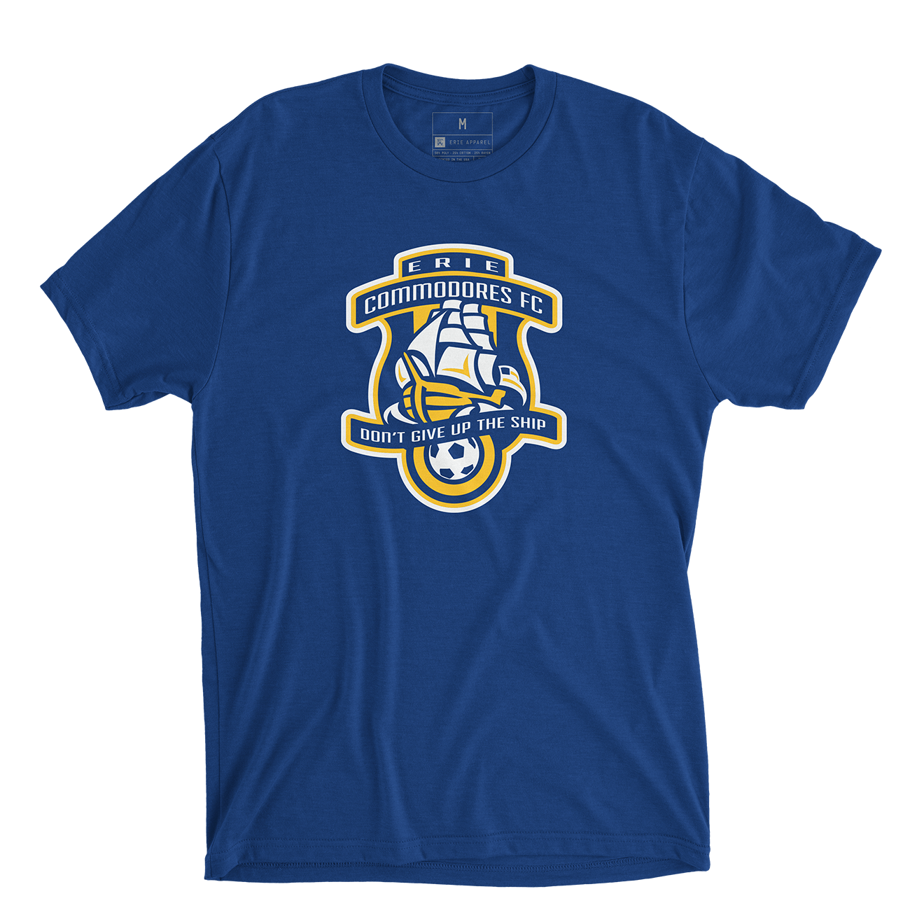 Erie Commodores Official Logo Tee [ Adult ]