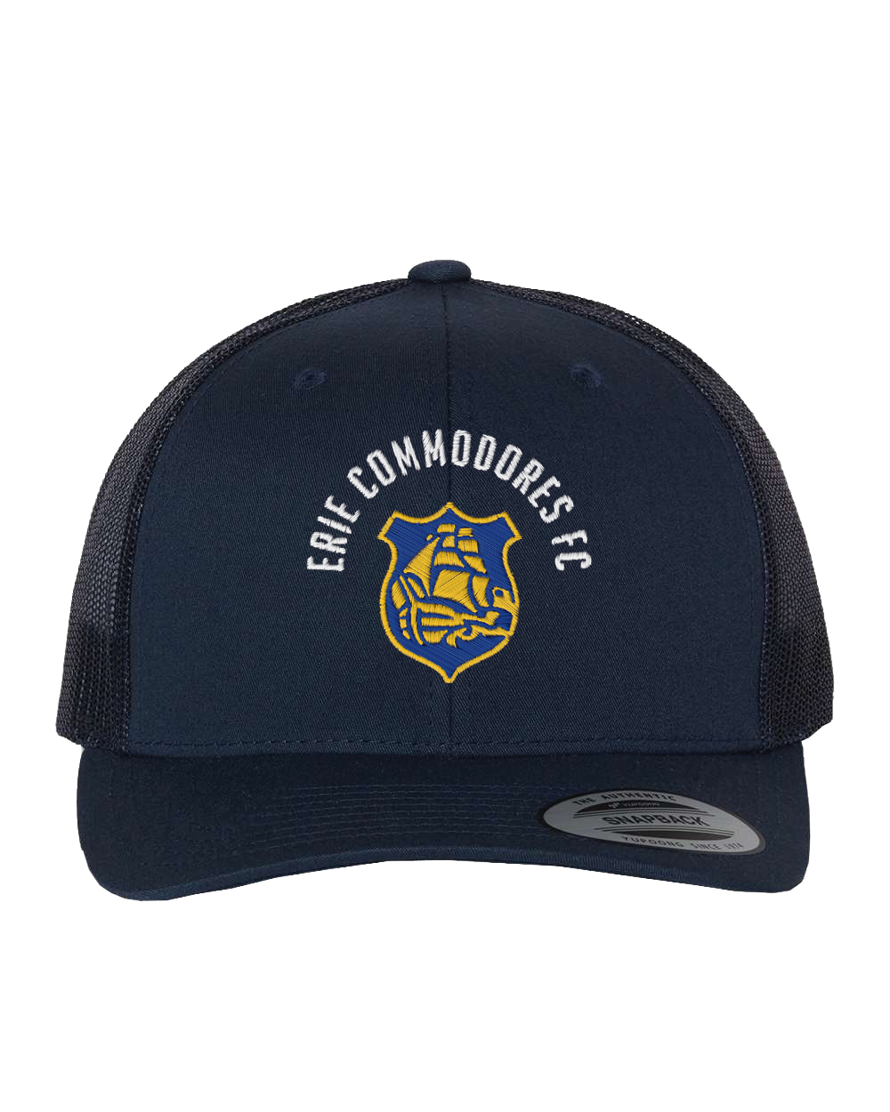 Erie Commodores Team Snapback [ Navy/Navy ]