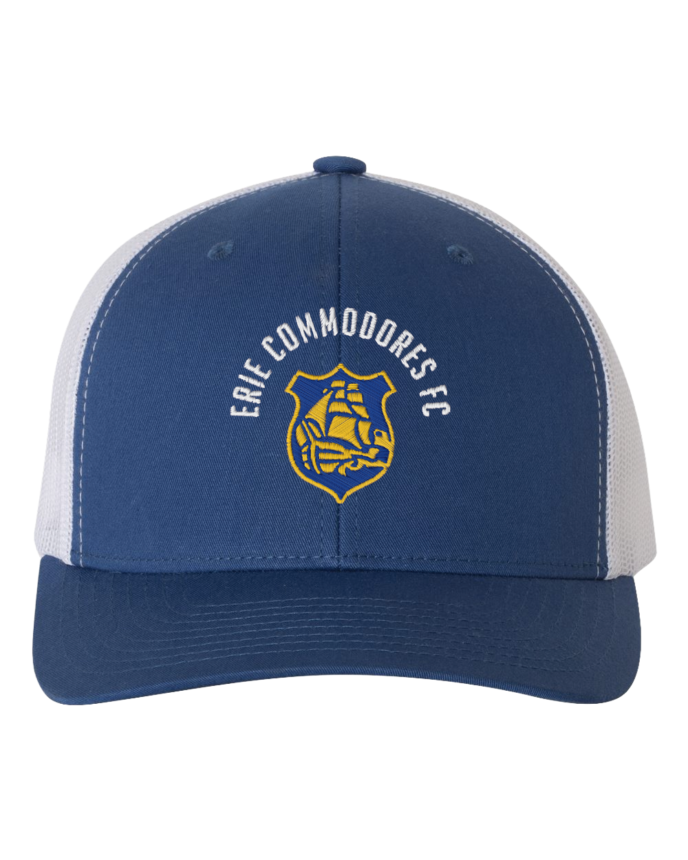 Erie Commodores Team Snapback [ Royal/White ]