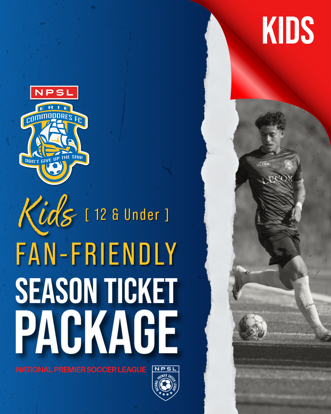 (Kids 12 & Under) EC 2026 Season Ticket: Fan-Friendly Package